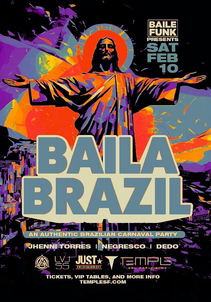 Baila Brazil | Carnaval Edition Tickets at Temple Nightclub in SF 