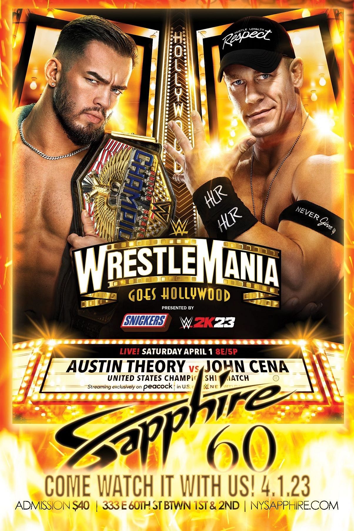 Wrestlemania Goes Hollywood Tickets at Sapphire 60 in New York by