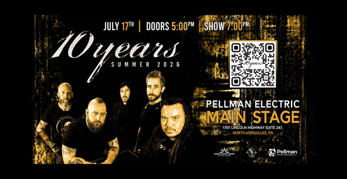 10 Years LIVE at Sunny Days Arena Tickets at Sunny Days Arena in