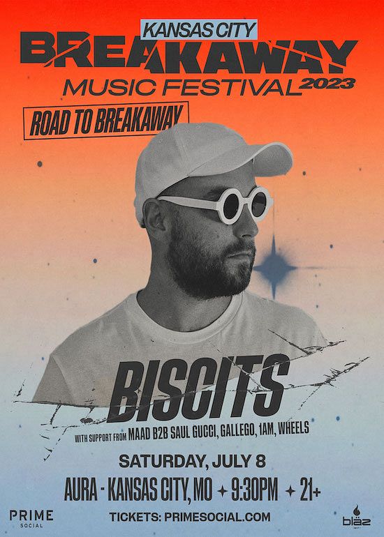 Biscits Tickets at Aura in Kansas City by Breakaway Space Deck