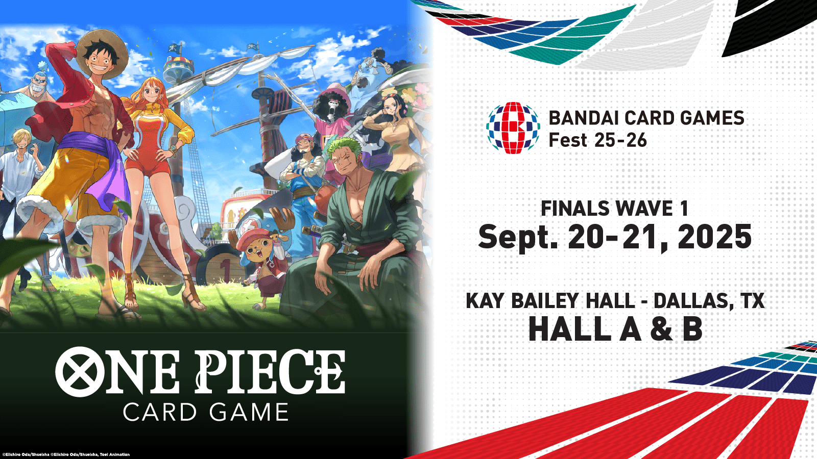 One Piece Regional Last Chance Qualifier Sept Tickets at Kay Bailey  Hutchison Convention Center in Dallas by Play! TCG | Tixr