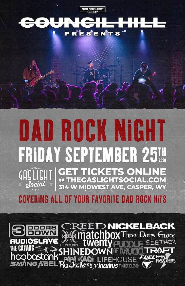 Dad Rock Night: a Tribute to 2000's Rock presented by Council Hill concert poster