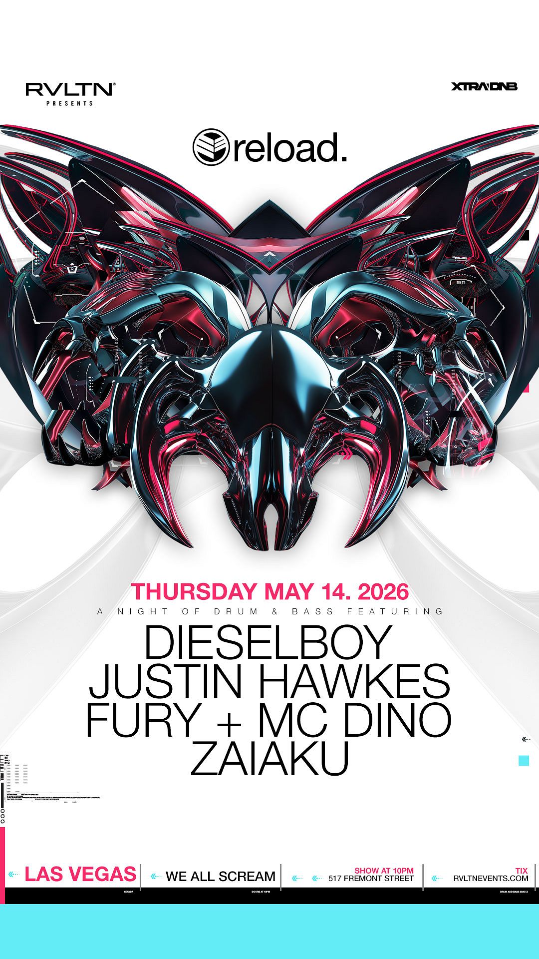 RELOAD w/ DIESELBOY & JUSTIN HAWKES Tickets at We All Scream in