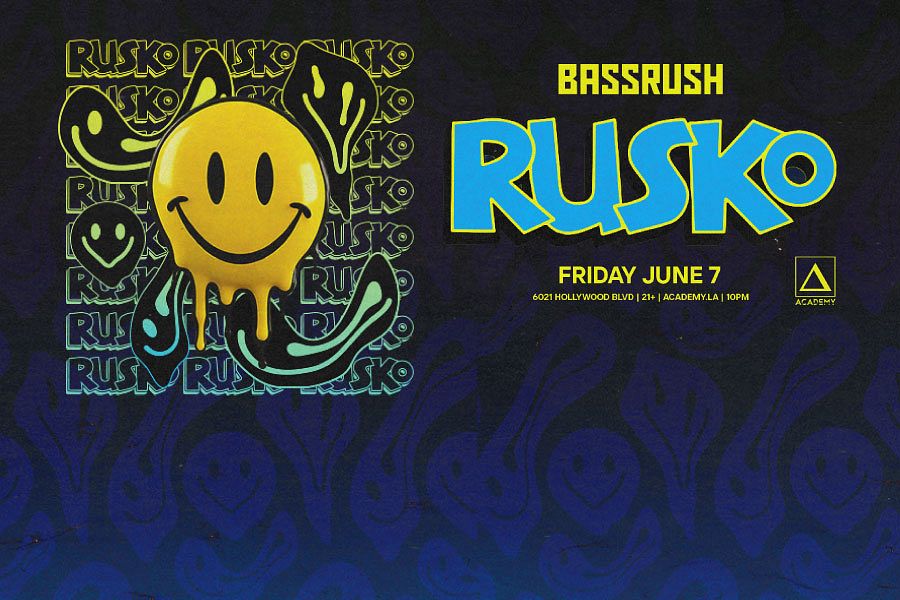 Rusko Tickets at Academy Nightclub in Los Angeles by Academy | Tixr