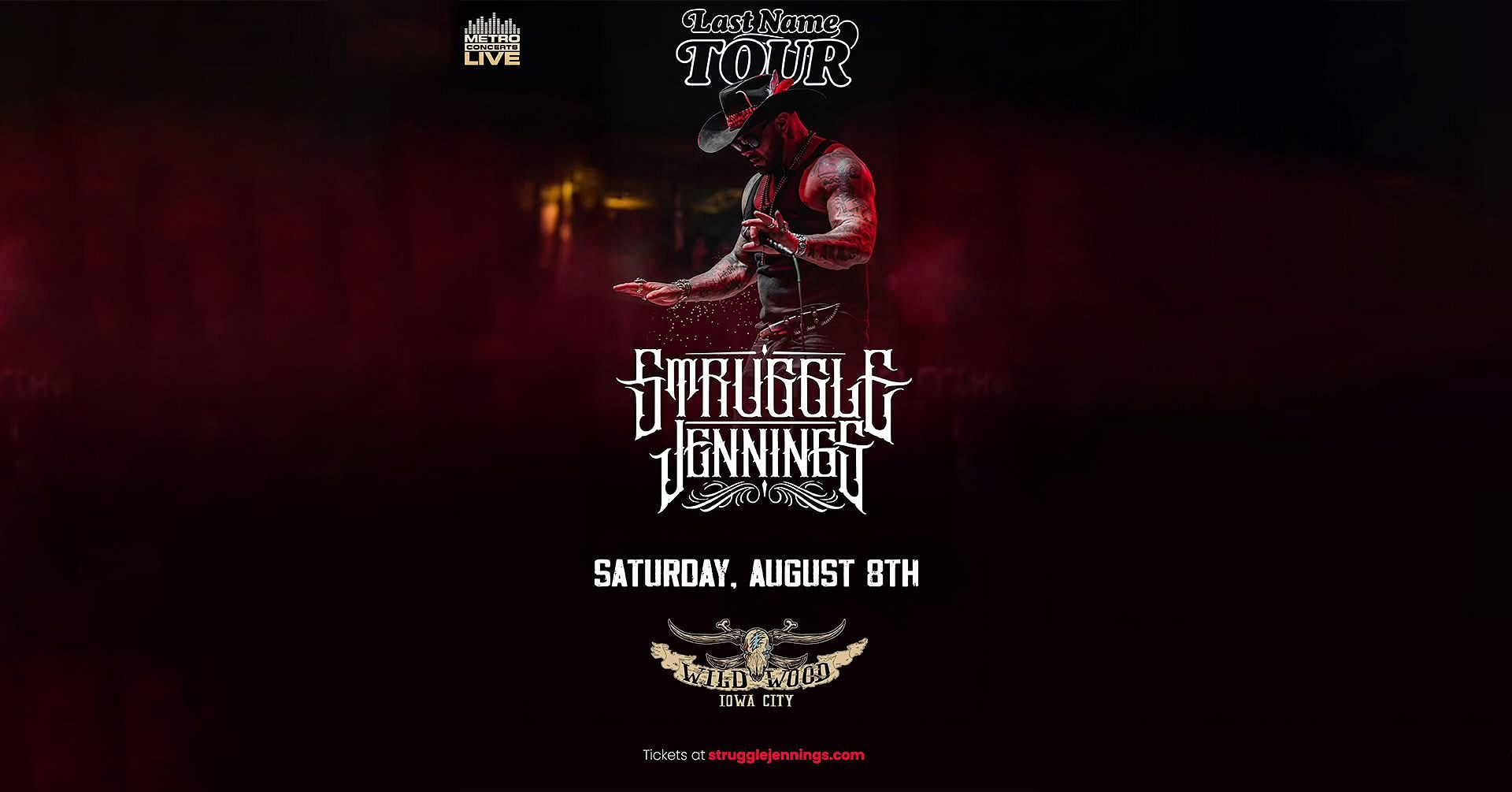 Struggle Jennings w/ Loess Hills Tickets in Iowa City | Tixr