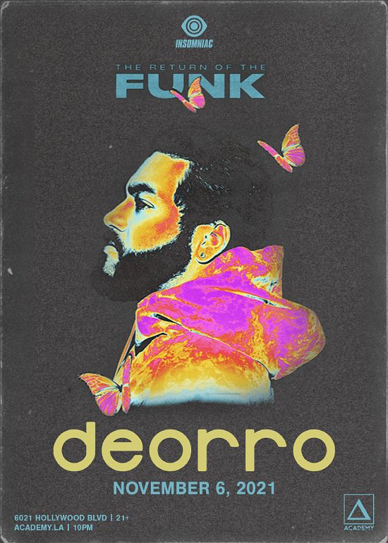 Deorro Tickets at Academy in Los Angeles by Academy Tixr