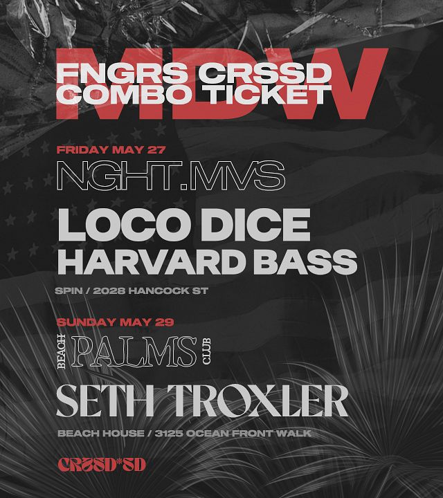 COMBO TICKET Loco Dice + Seth Troxler Tickets at Spin in San