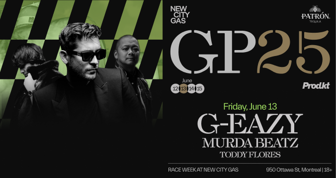 GP25: G-EAZY, Murda Beatz Tickets at New City Gas in Montreal by