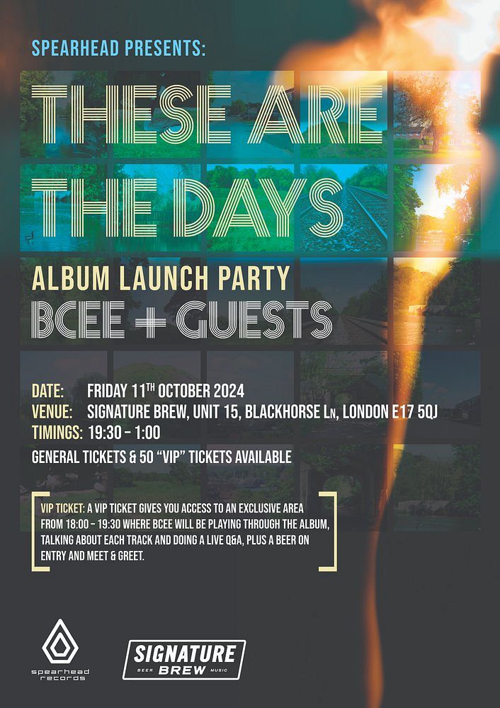 BCee 'These Are The Days' Album Launch Party | London Tickets at ...