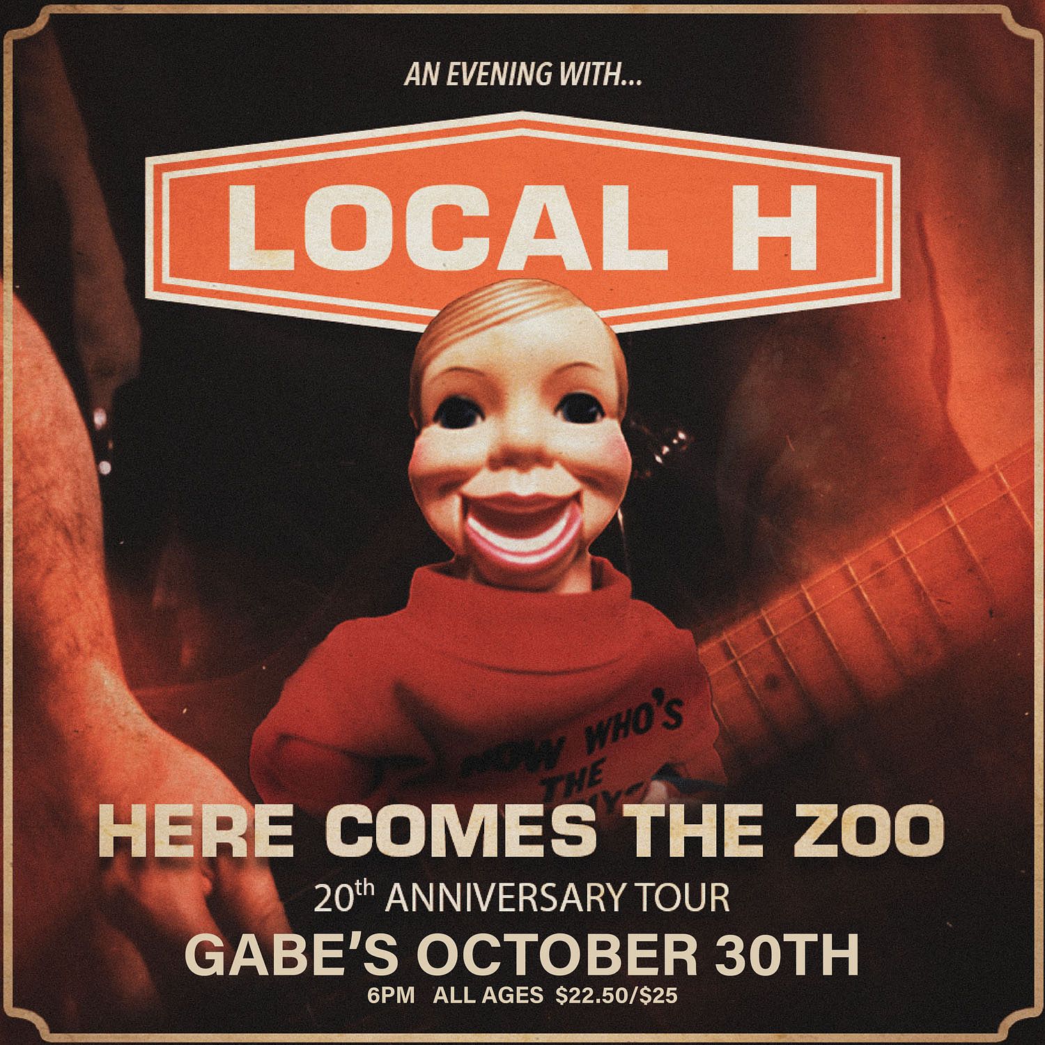 Local H LIVE at Gabe's Tickets at Gabe's in Iowa City by Gabe's Tixr