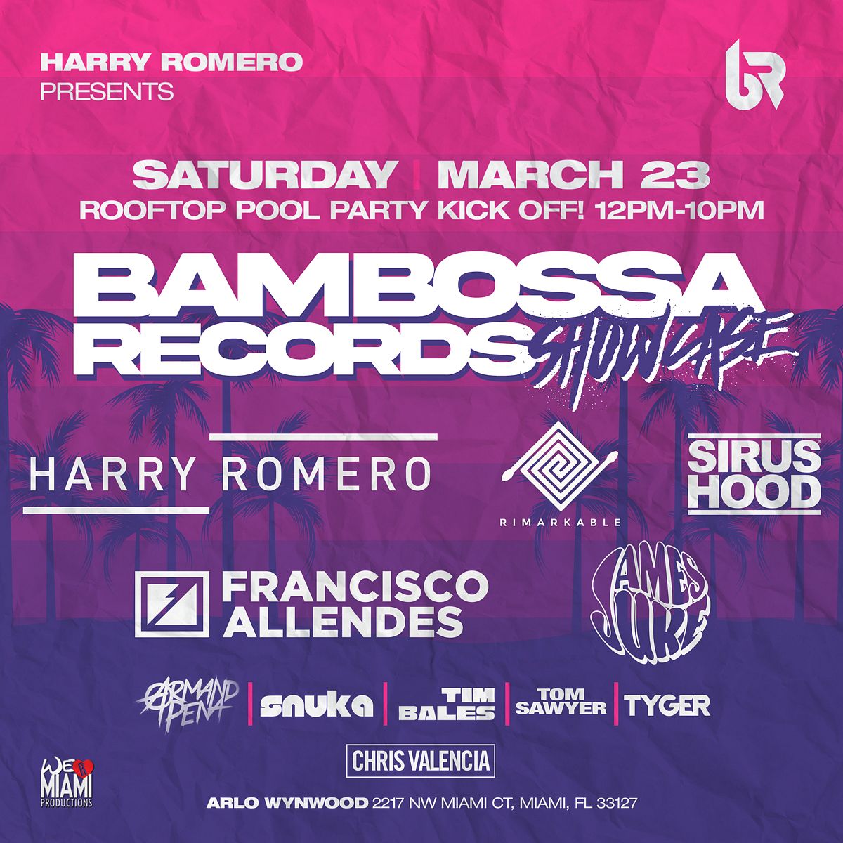 Harry Romero Presents Bambossa Records Showcase (New Date !) Tickets at