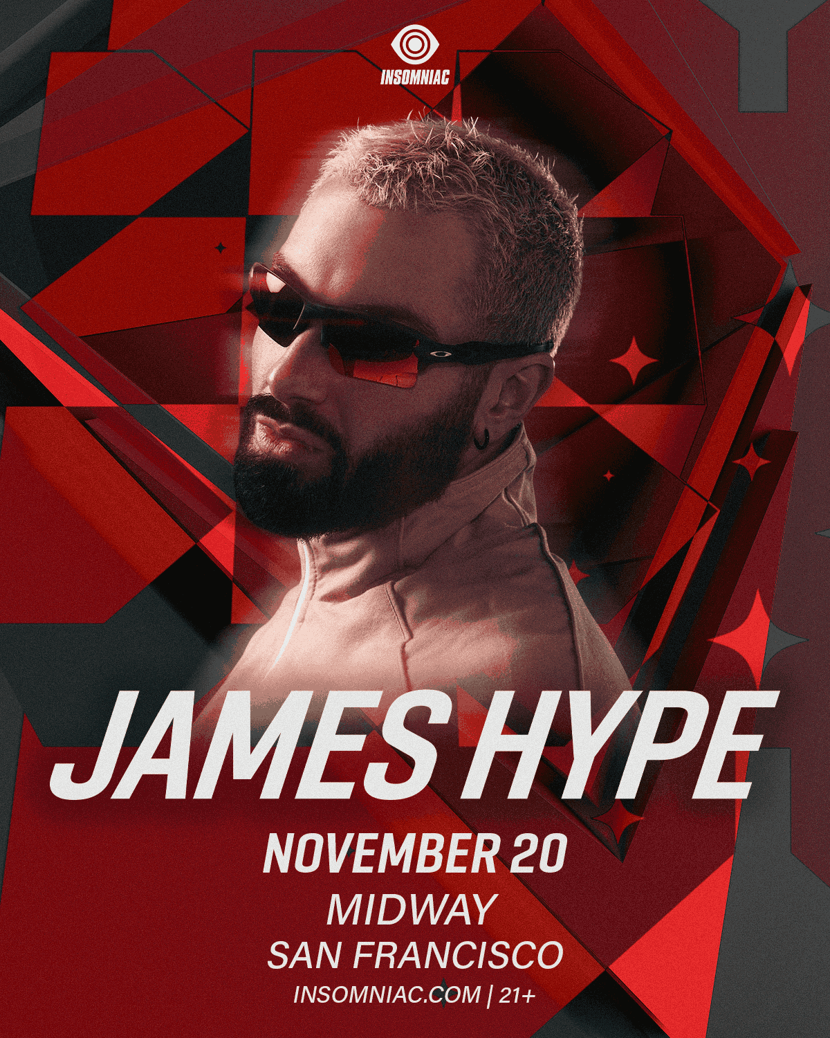 JAMES HYPE event image