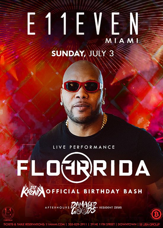 FLO RIDA LIVE Tickets at E11EVEN Miami in Miami by 11 Miami Tixr