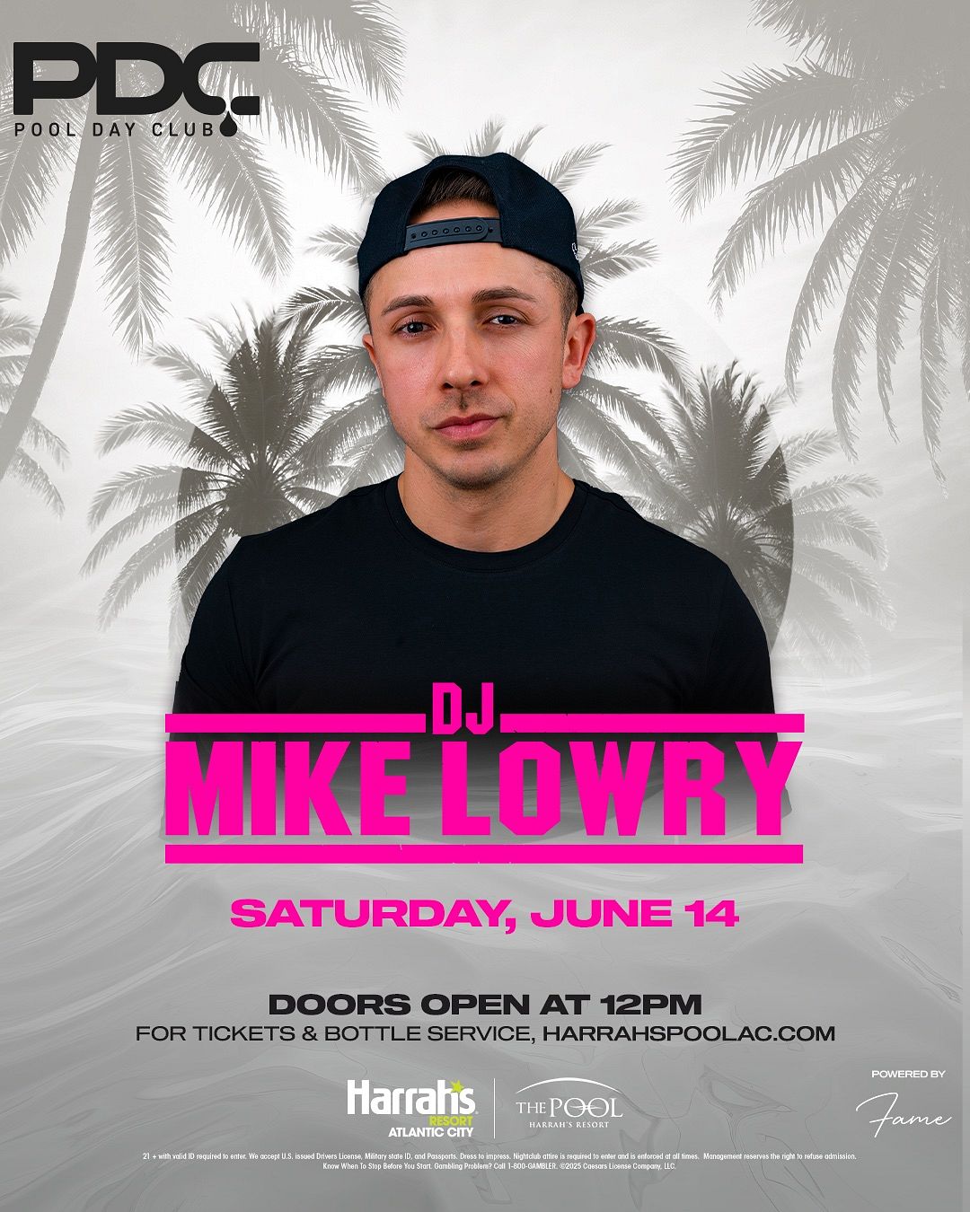 MIKE LOWRY at The Pool at Harrah's Resort Atlantic City Saturday, June 14, 2025