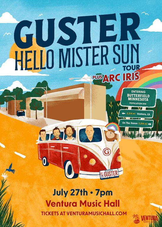 GUSTER Tickets at Ventura Music Hall in Ventura by Ventura Music Hall