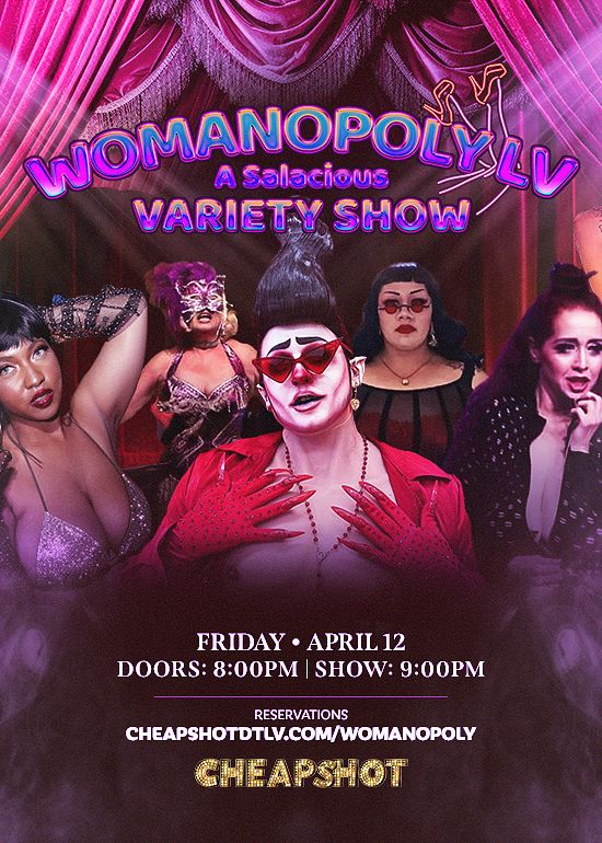 CS: Womanopoly Tickets at Cheapshot - Showroom & Discotheque in Las ...