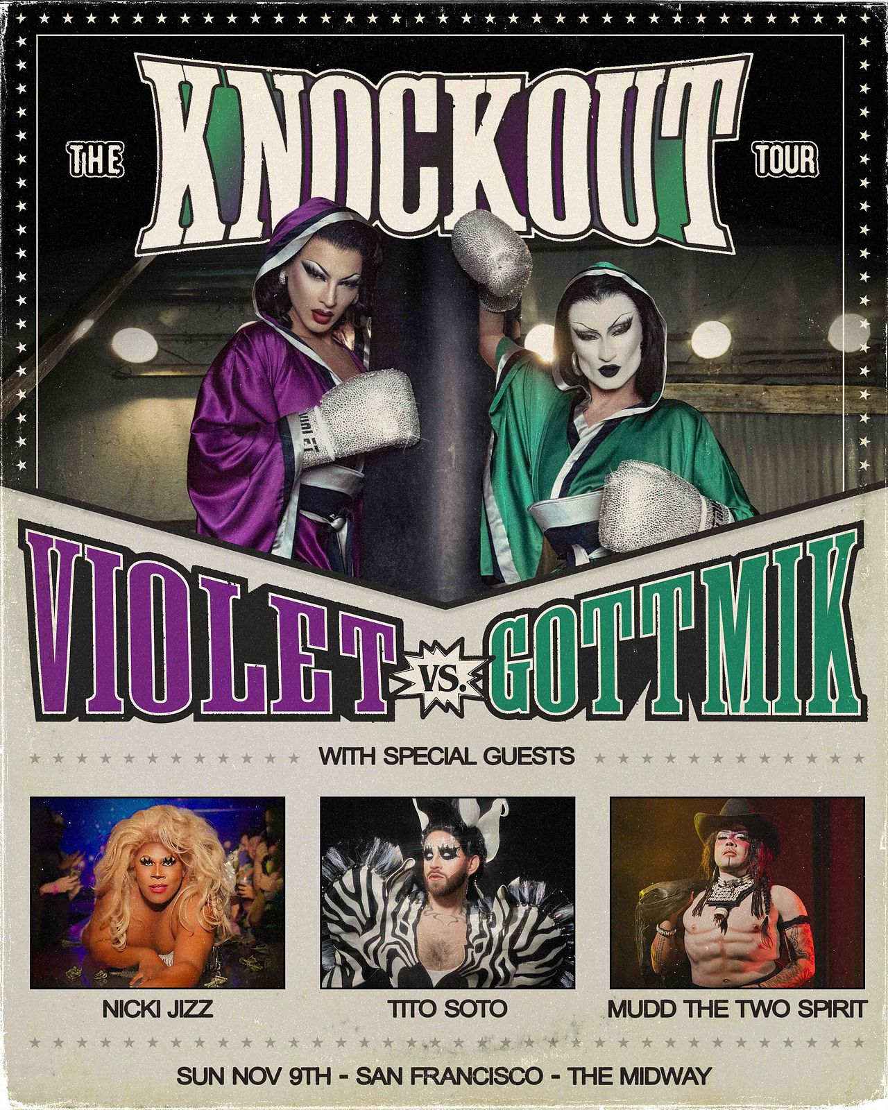 THE KNOCKOUT TOUR: VIOLET VS GOTTMIK Tickets at The Midway in San ...