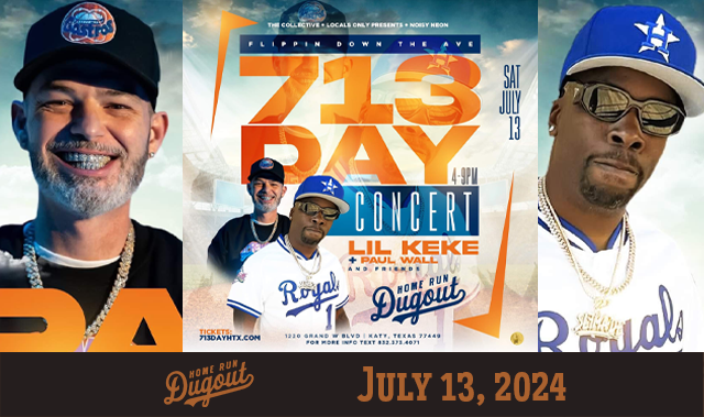 713 Day w/ Lil' Keke, Paul Wall and More Tickets at Home Run Dugout in ...