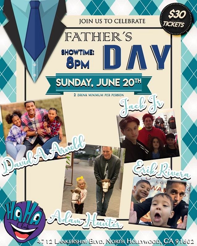 Father's Day Special Event Tickets at Ha Ha Comedy Club in Los Angeles