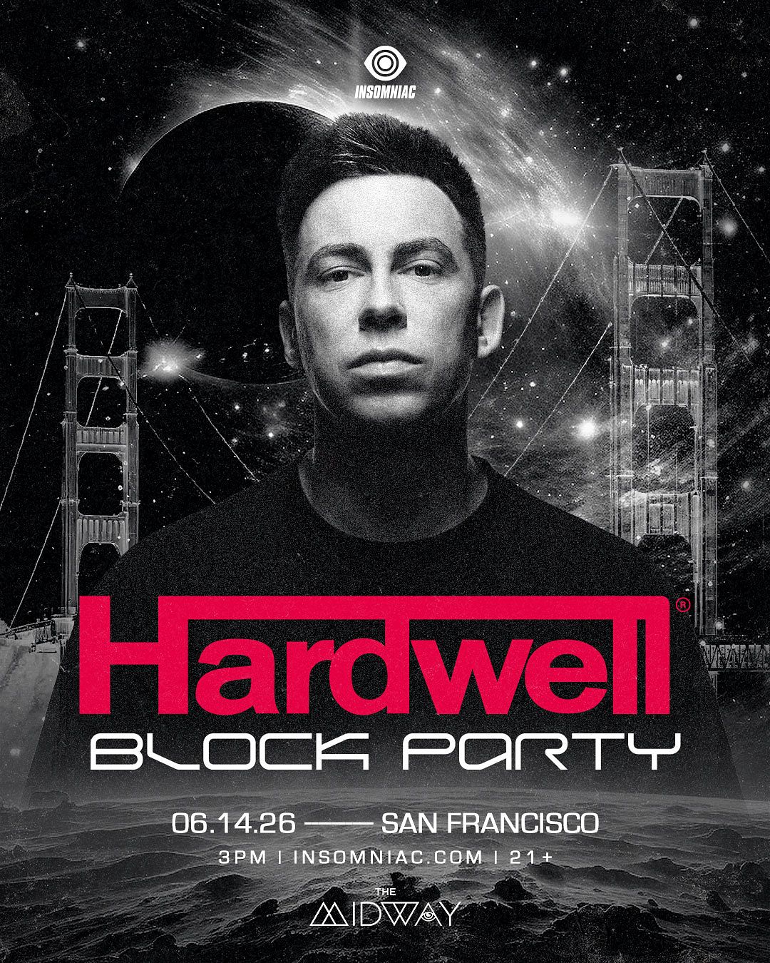 Hardwell Block Party Tickets at The Midway in San Francisco by The ...
