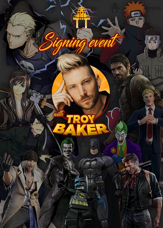Signing Event with Troy Baker Tickets at Toy Temple Headquarters in Tempe  by Toy Temple