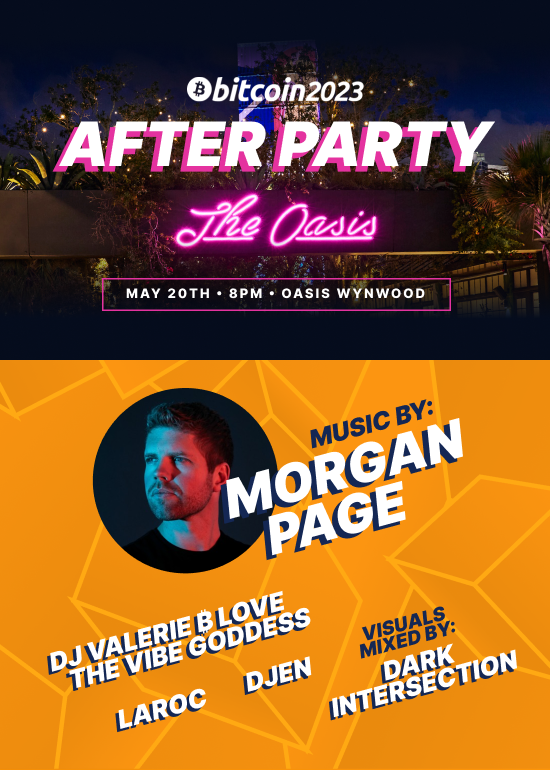 BITCOIN 2023 AFTER PARTY Tickets at Oasis Wynwood in Miami by Oasis Wynwood Tixr
