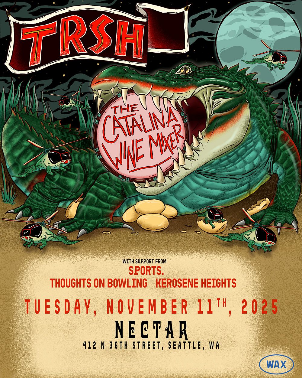 TRSH with sports. Thoughts On Bowling, Kerosene Heights Tickets at