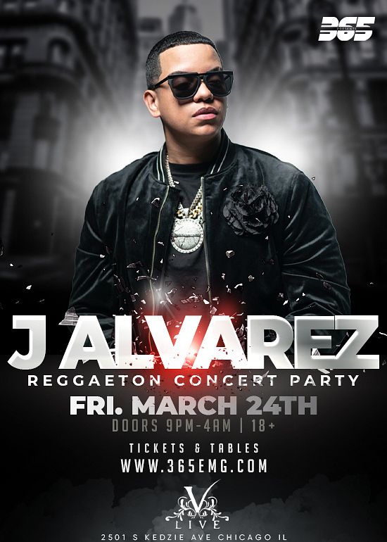 J ALVAREZ REGGAETON CONCERT DANCE PARTY (18+) Tickets at VLive in