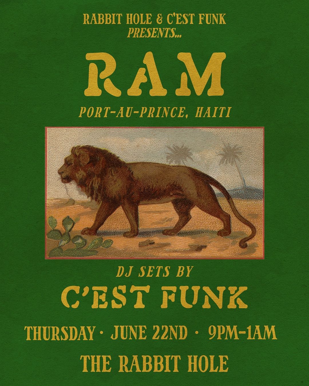 RAM + C'est Funk Tickets at The Rabbit Hole in New Orleans by The ...