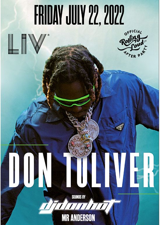 Don Toliver Tickets at LIV in Miami Beach by LIV Tixr