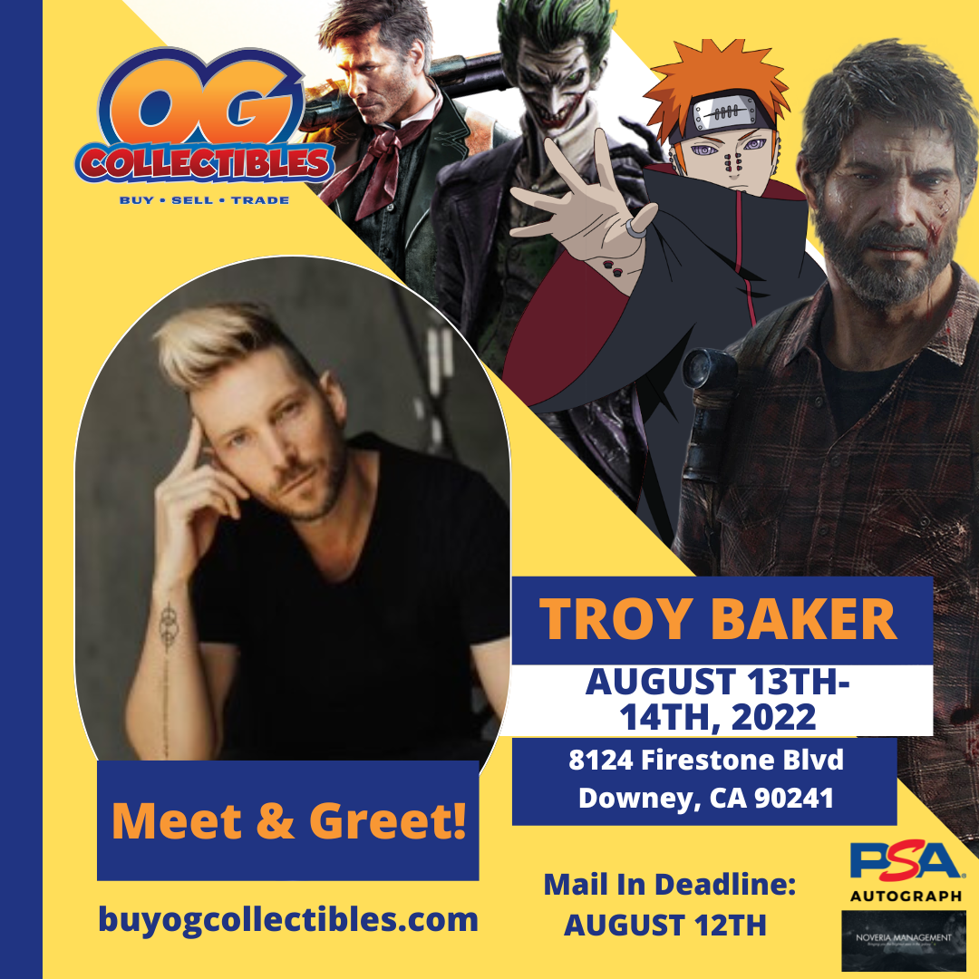 Troy Baker Mail-In Autograph Service: Orders Due February 29th