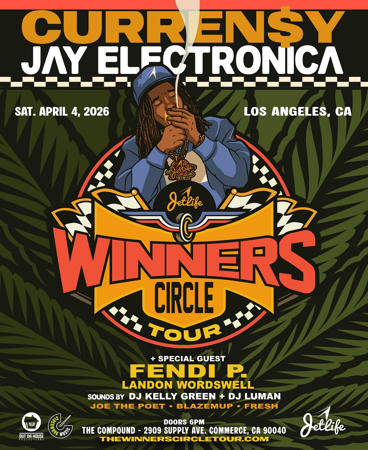 CURREN$Y + JAY ELECTRONICA LIVE IN LOS ANGELES Tickets at The