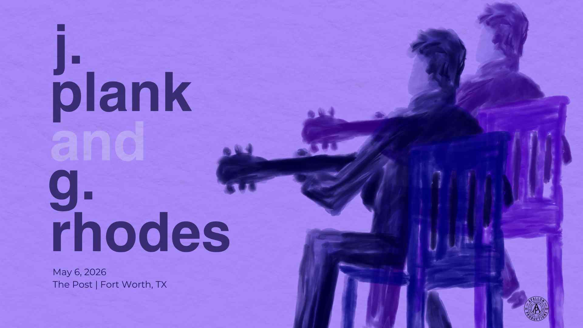 j. plank and g. rhodes Tickets at The Post in Fort Worth by Afallon ...