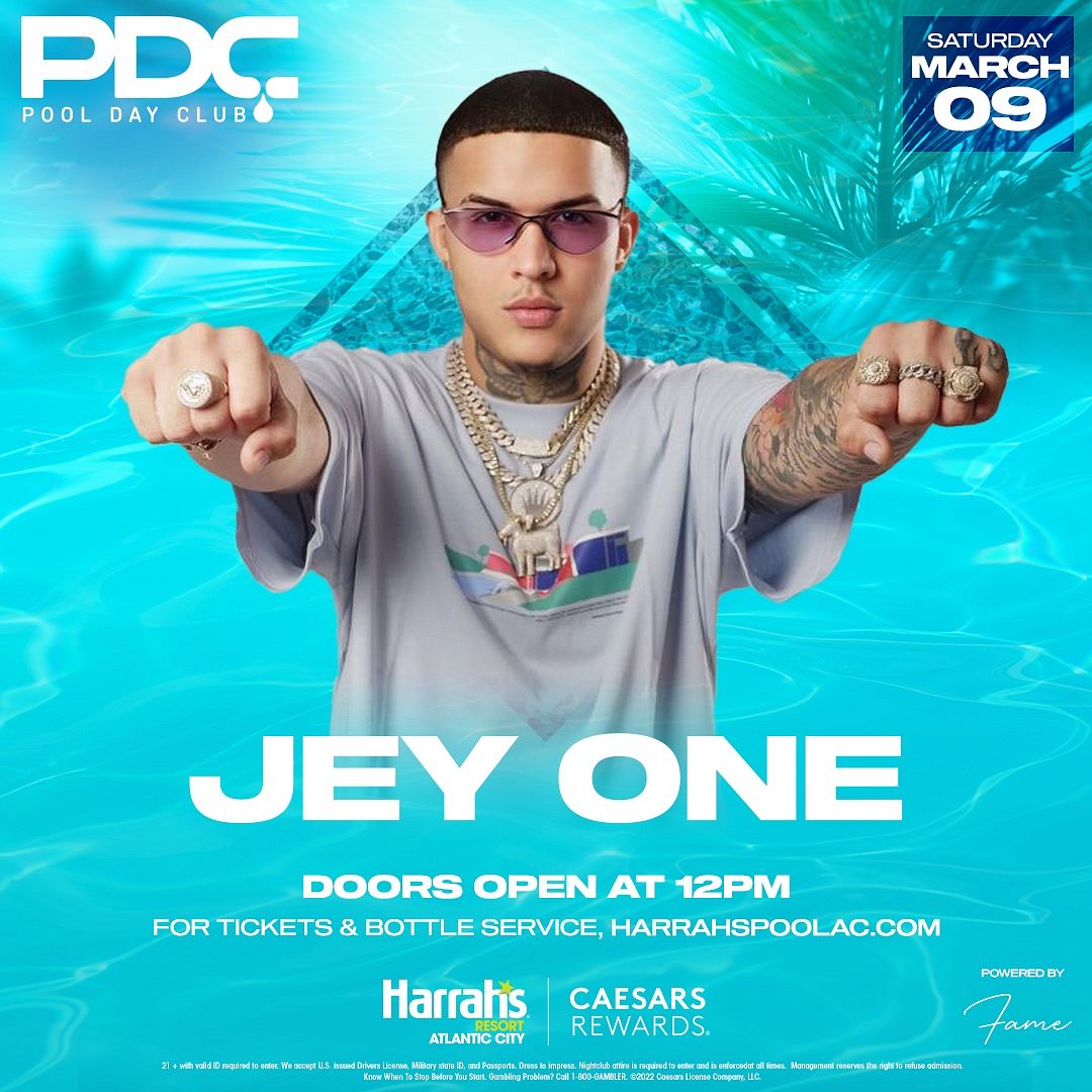 JEY ONE at The Pool at Harrah's Resort Atlantic City Saturday, March 9, 2024