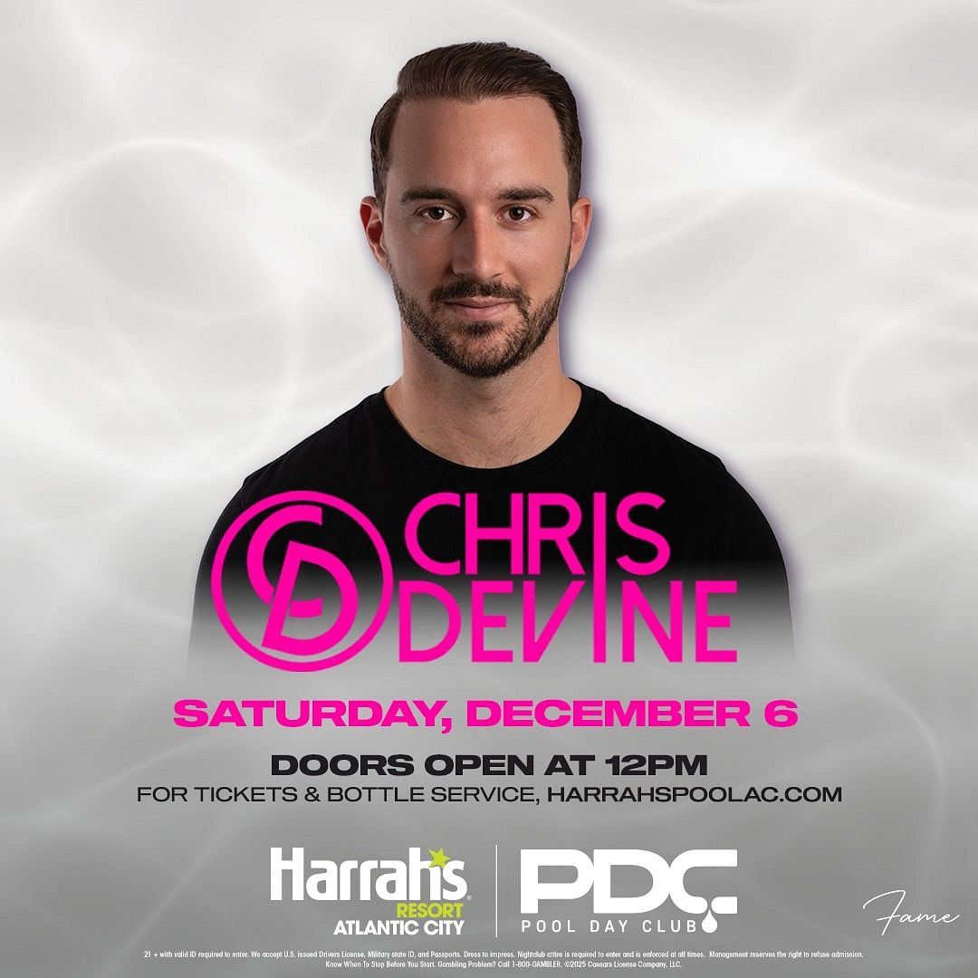 CHRIS DEVINE at The Pool at Harrah's Resort Atlantic City Saturday, December 6, 2025