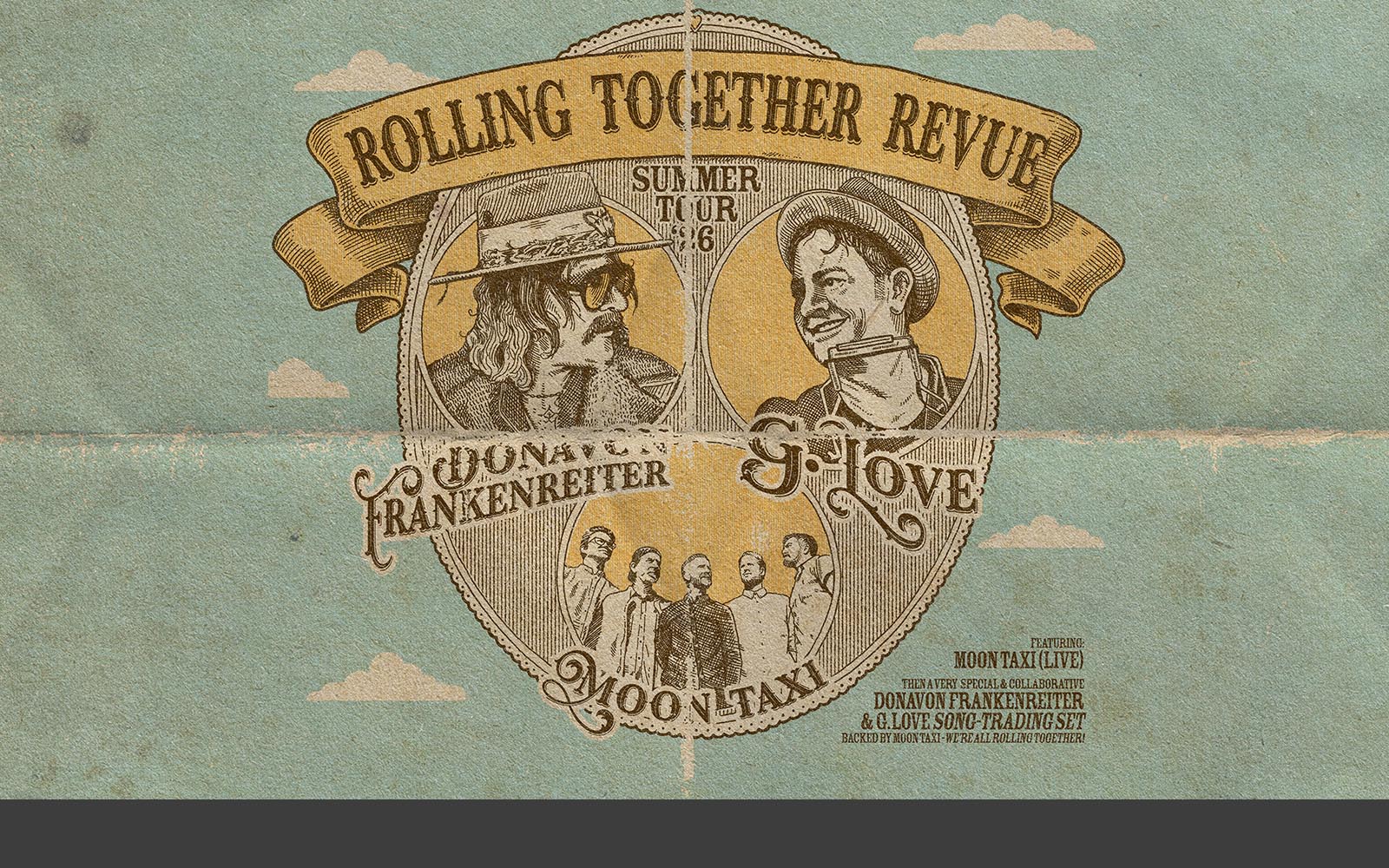 Rolling Together Revue Tour - G. Love, Donavon Frankenreiter, Moon
