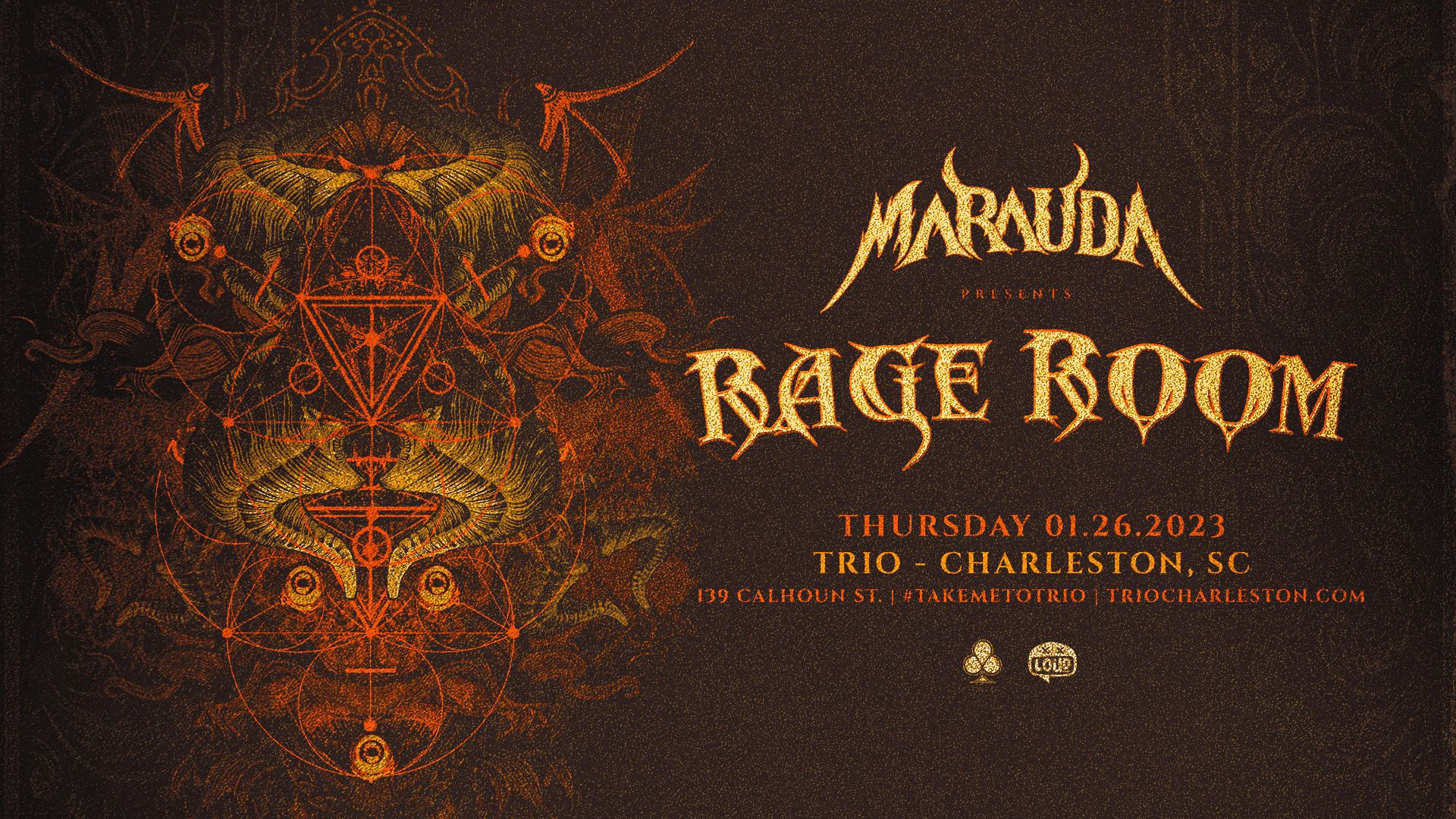 Marauda Tickets at Trio in Charleston by Loud Crowd Charleston | Tixr
