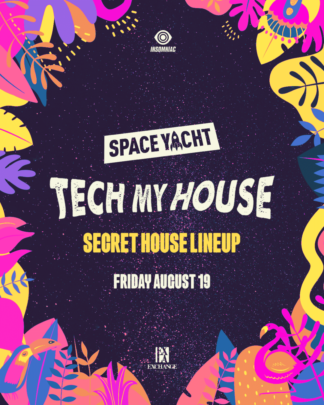 space yacht tech my house lineup