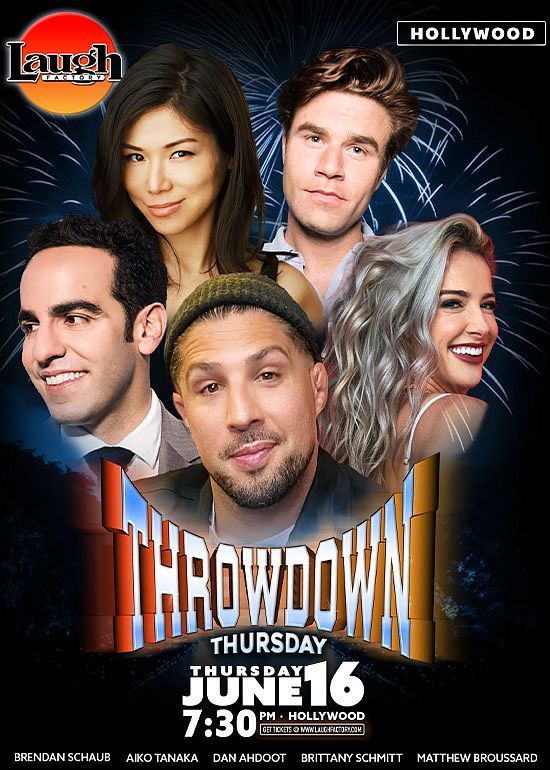 Throwdown Thursday Tickets at Laugh Factory Hollywood in Los Angeles by ...