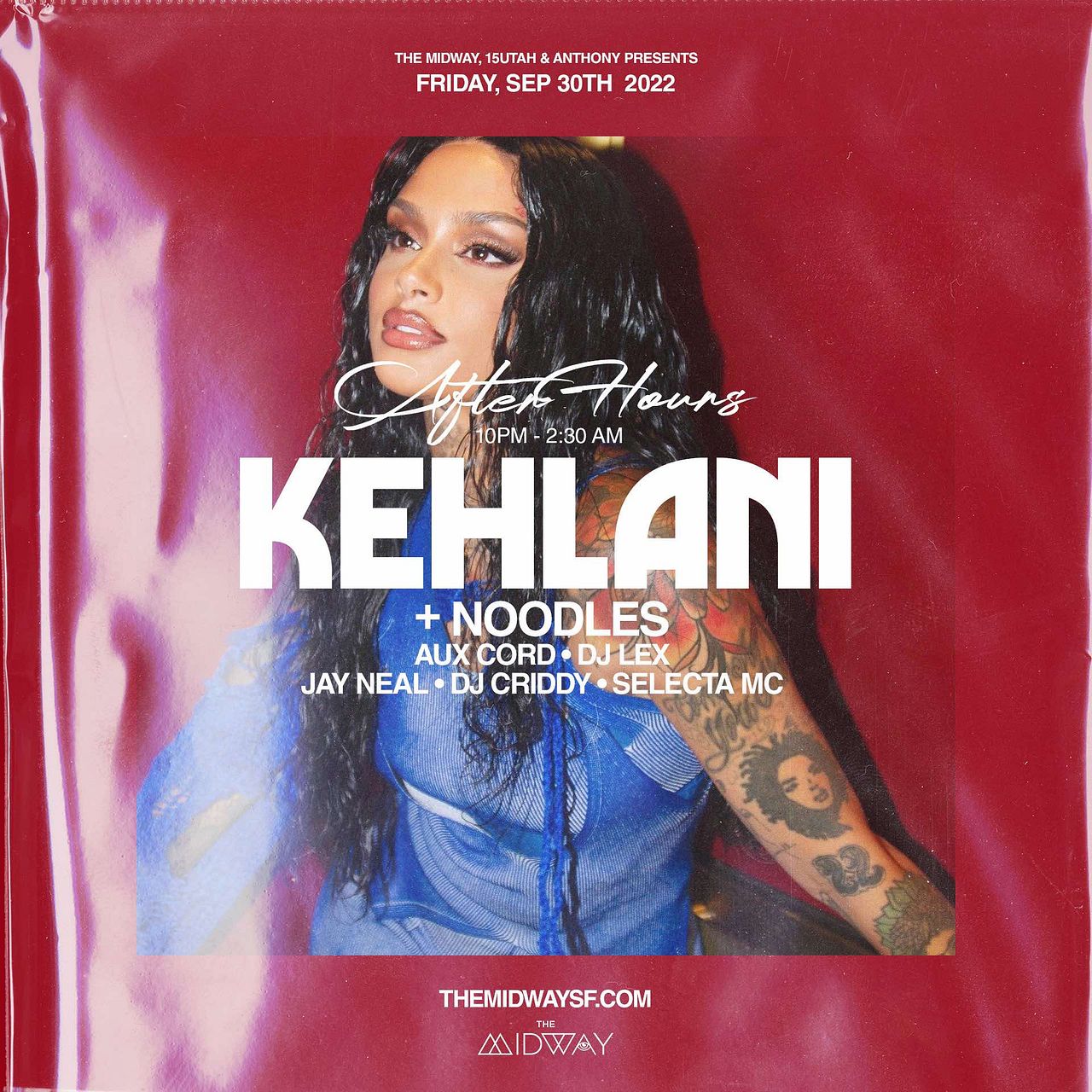 KEHLANI BLUE WATER ROAD TRIP OFFICIAL AFTER PARTY Tickets At The Midway ...