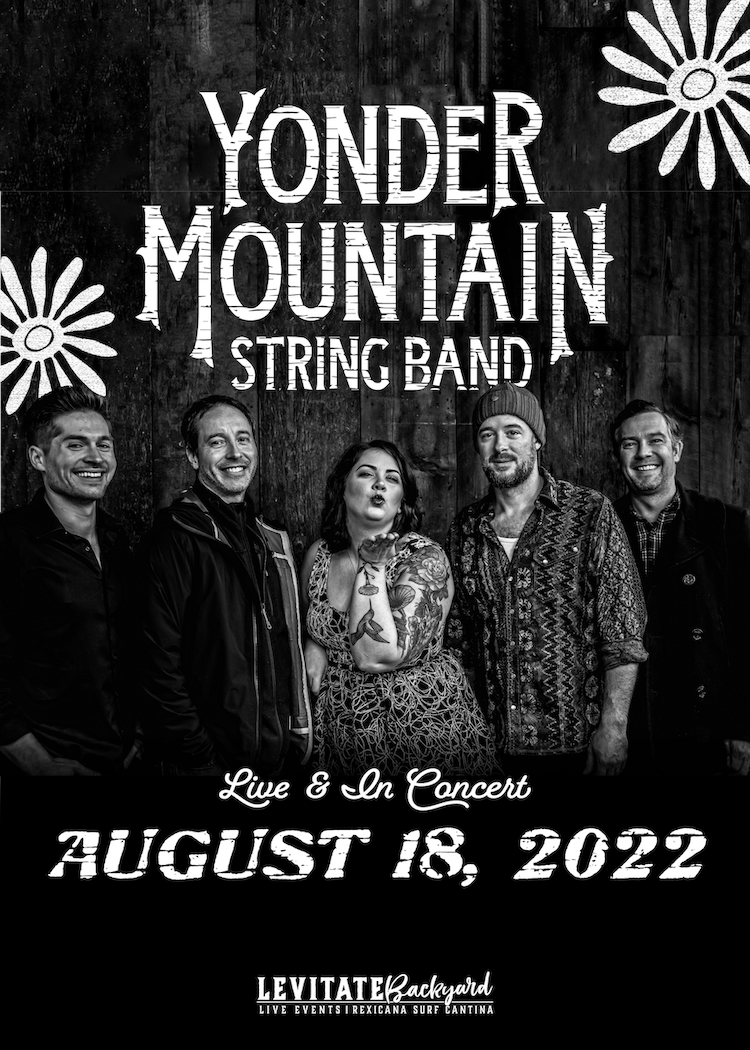 Yonder Mountain String Band Tickets at Levitate Backyard in Marshfield
