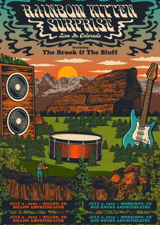 CANCELED Rainbow Kitten Surprise Tickets at Dillon Amphitheater in