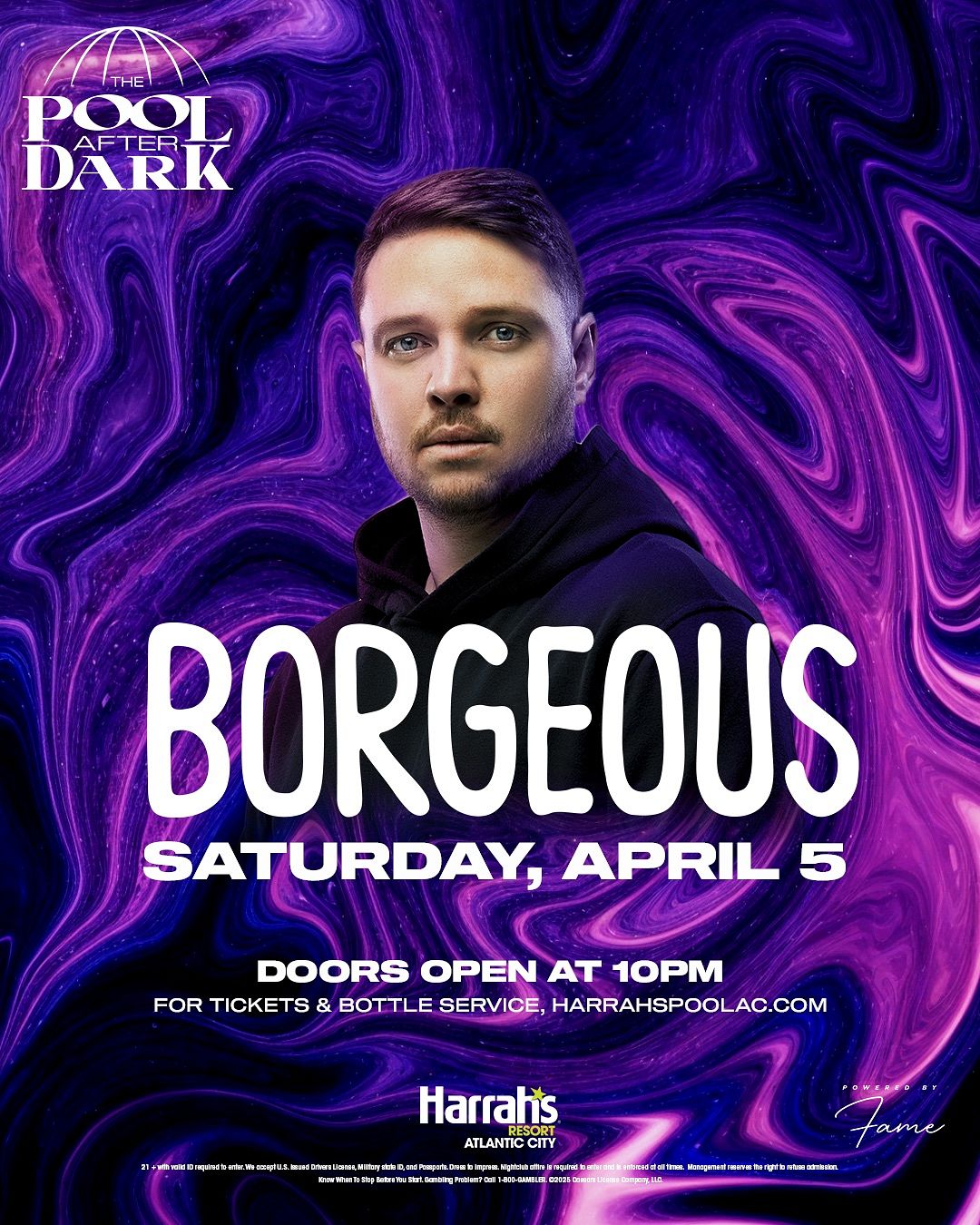 BORGEOUS at The Pool After Dark Saturday, April 5, 2025