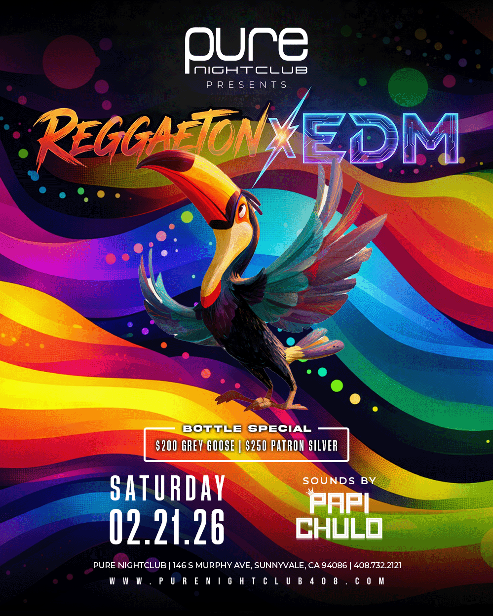 Reggaeton x EDM Tickets at Pure Nightclub in Sunnyvale by Pure ...
