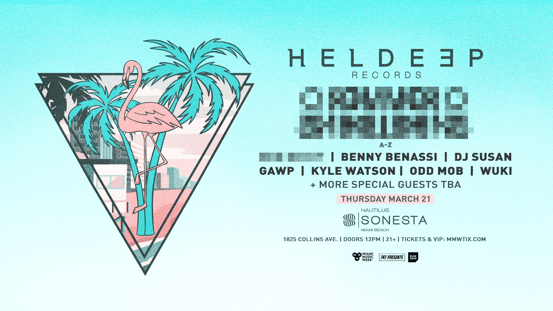 Heldeep Pool Party Tickets at Nautilus Sonesta Miami Beach in Miami