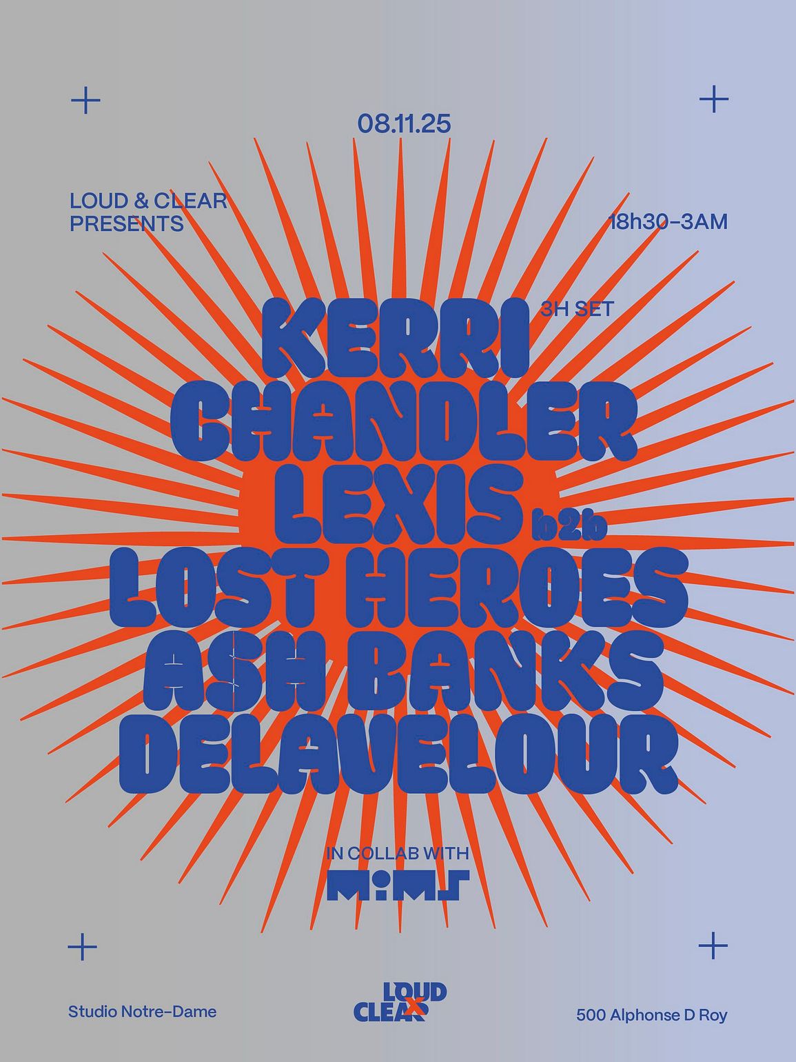 KERRI CHANDLER Tickets at Studio Notre-Dame in Montreal by Sainte ...