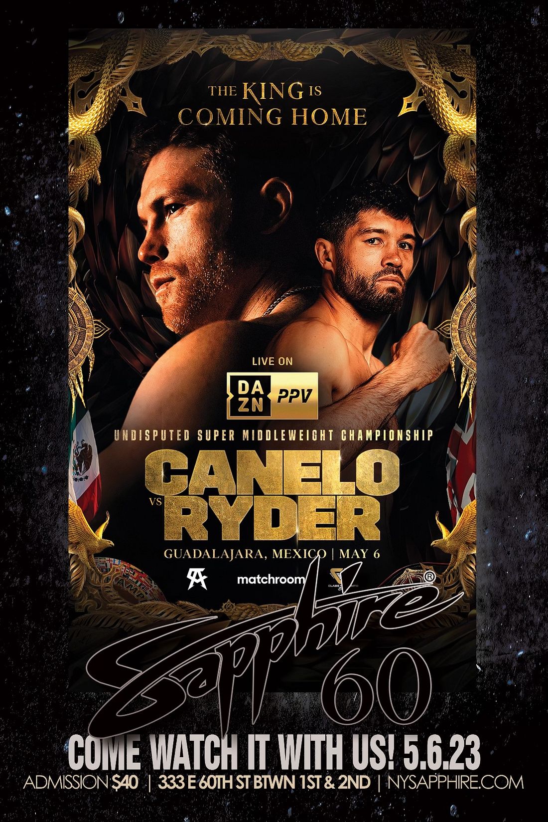 Fight Night: Canelo Vs Ryder Tickets At Sapphire 60 In New York By ...