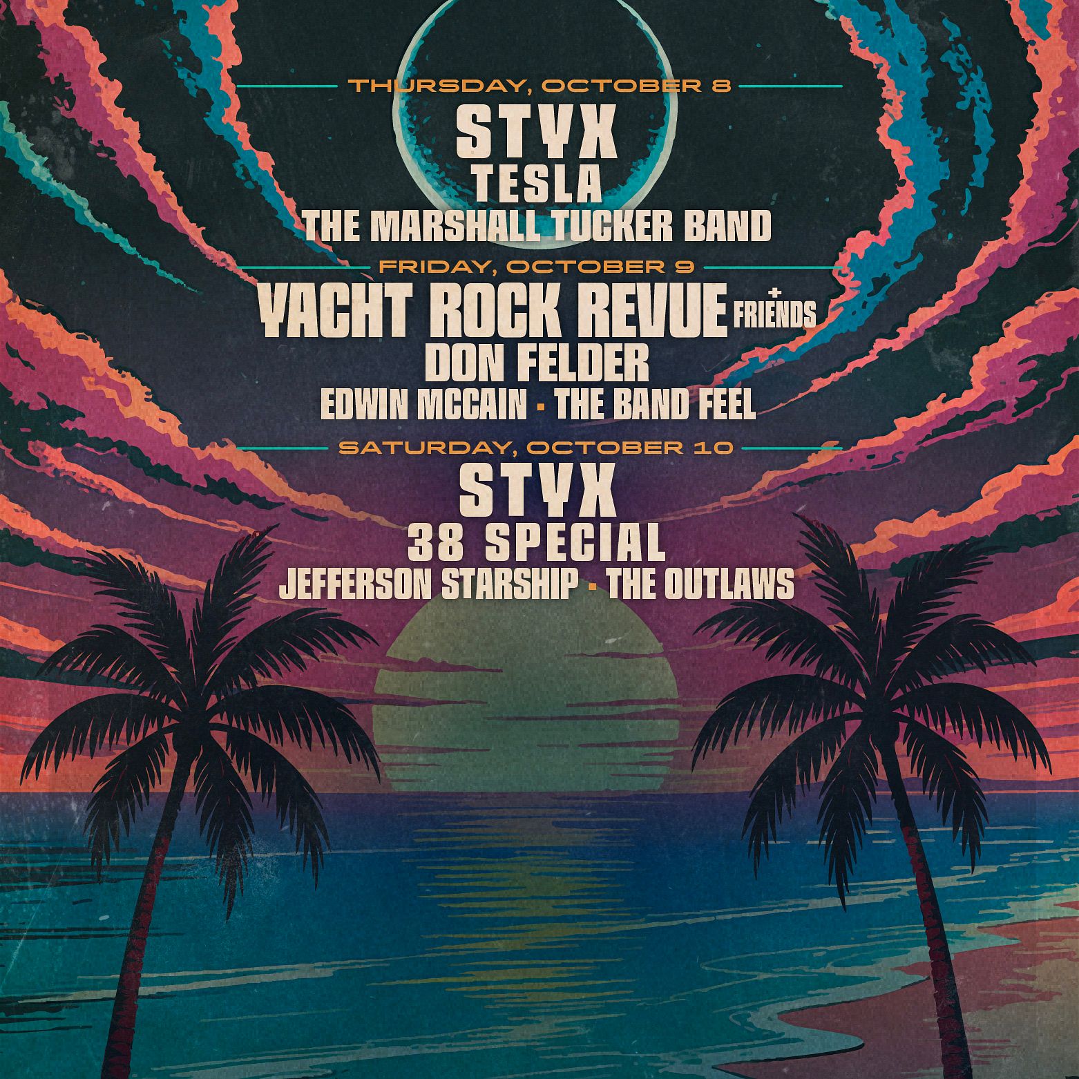 Rockin' in Paradise with Styx & Friends 2026 Tickets at Seascape