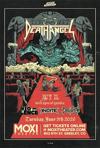 Death Angel: ACT III Tour Tickets at Moxi Theater in Greeley by