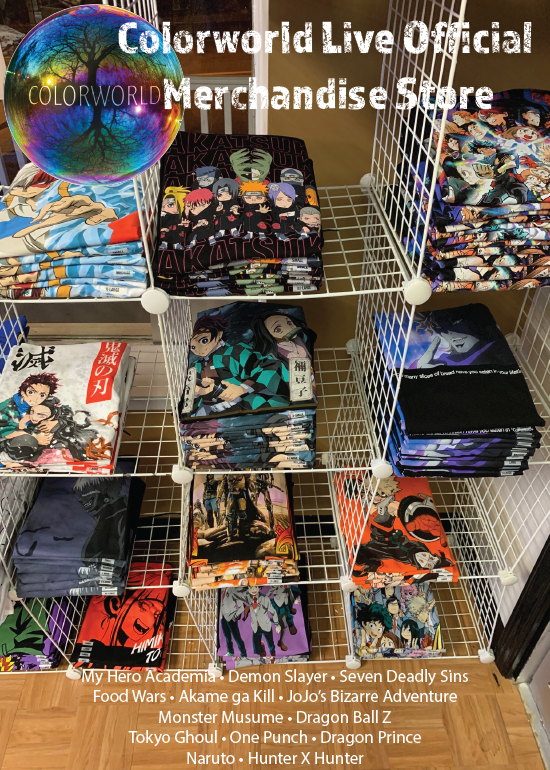 Officially Licensed Anime Apparel Tickets At Your Computer Or Mobile Device Tixr At Colorworld Tixr ✓ free shipping over $75 ✓ best offers. officially licensed anime apparel